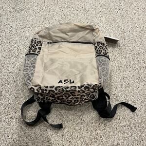 NWT APL Leopard Print Packable Backpack All Purpose Athletic Propulsion Lab